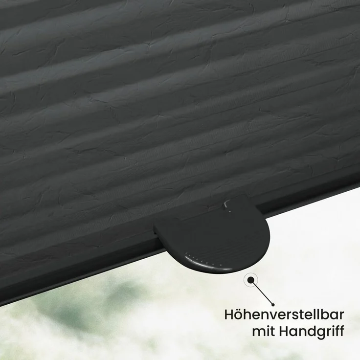 Sonello Plissee crush Klemmfix ohne Bohren, blickdicht, Klemmfix, verspannt, 30x100 cm Anthrazit Faltrollo, Easyfix, Blickdicht, Lichtschutz Sonnenschutzrollo verspannt, Jalousie Rollo für Fenster & Tür, einfache Montage, in verschiedenen Farben und... – Bild 3
