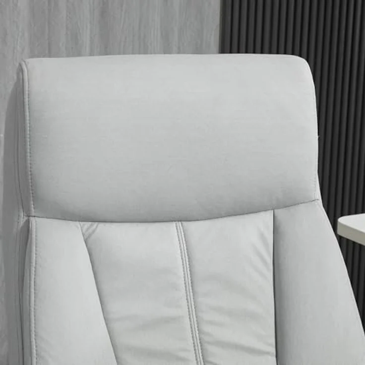 Vinsetto Massage-Bürostuhl mit Fußstütze, entspannende Massagefunktion für ergonomisches Sitzen – Bild 9