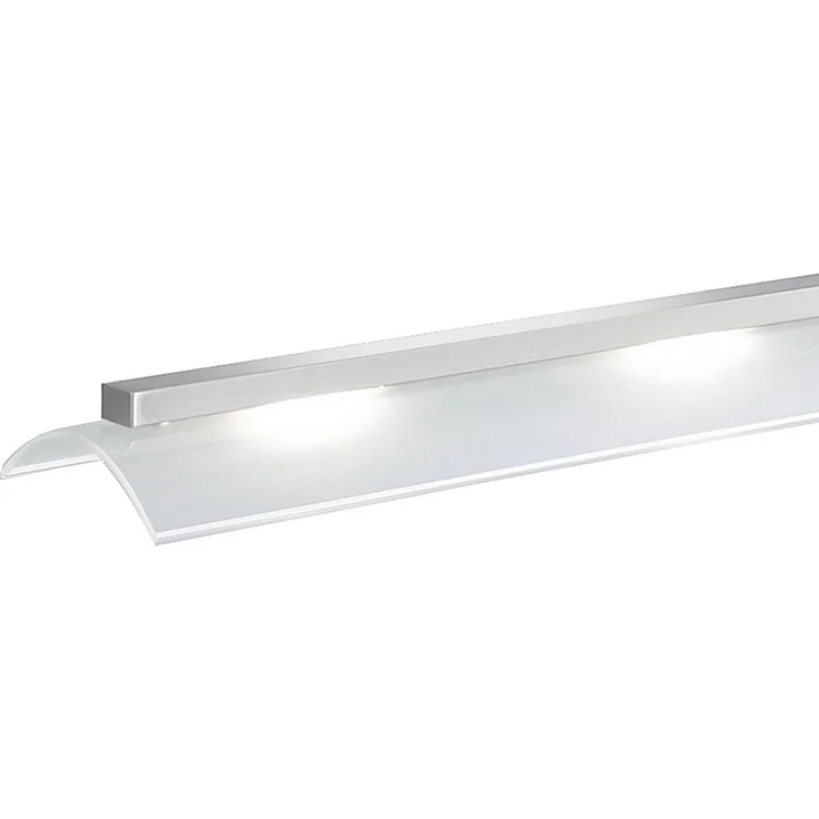 LED Hängeleuchte, Stahl, Glas satiniert, dimmbar, L 110 cm – Bild 6