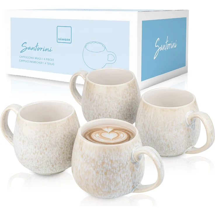 SÄNGER Kaffeebecher Set Santorini 4 teilig – Bild 4
