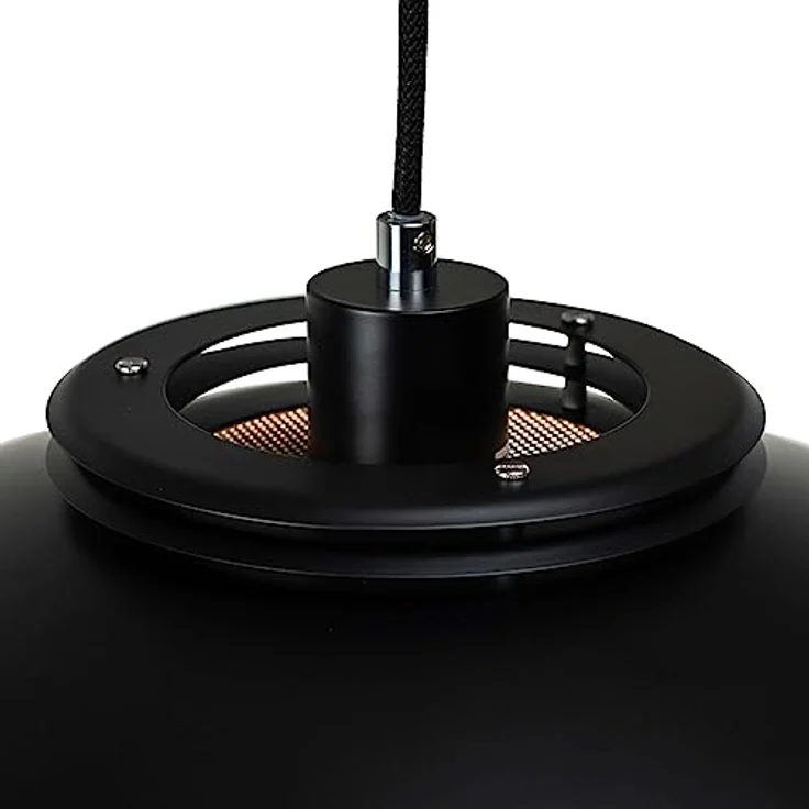 Dyberg Larsen EJKA Pendelleuchte LED, Hängelampe mit mattschwarzer Oberfläche, 60 Watt für Ess- und Wohnbereiche – Bild 3