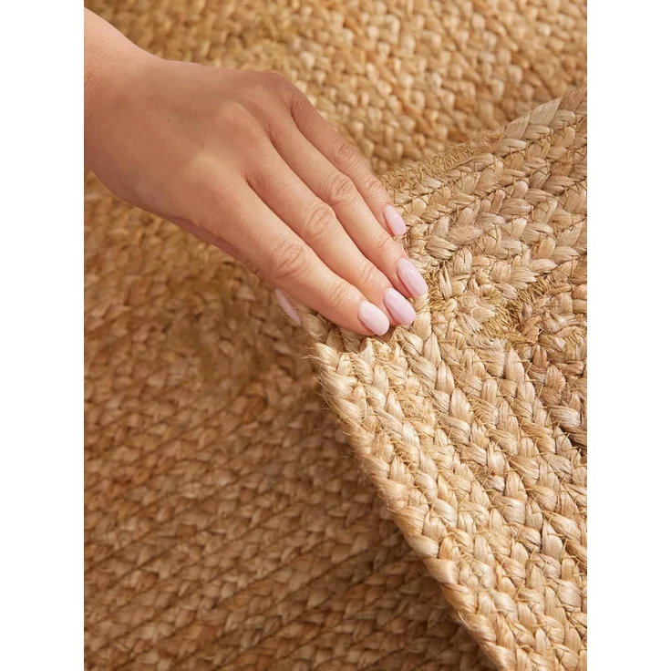 HANSE Home Teppich Juteteppich Teppich Juno, rechteckig, Höhe: 9 mm, Jute, Shape, Handgemacht, Wohnzimmerteppich, Naturteppich, Wohnzimmer – Bild 7