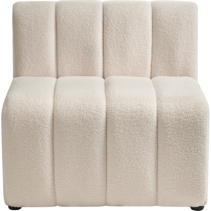 Sessel Bouclé hellbeige KAGE – Bild 5