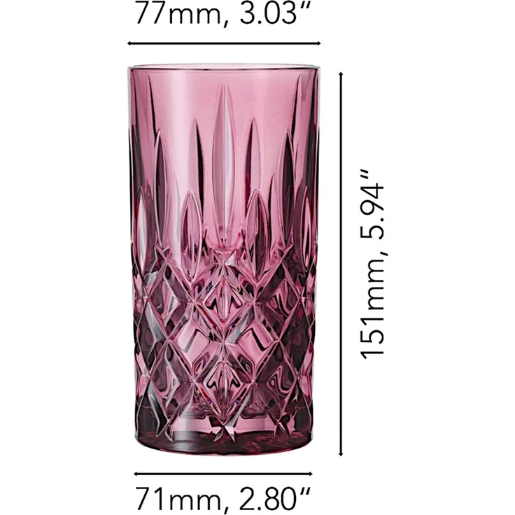 NACHTMANN 105442 NOBLESSE Longdrinkglas BERRY 2er Set – Bild 2