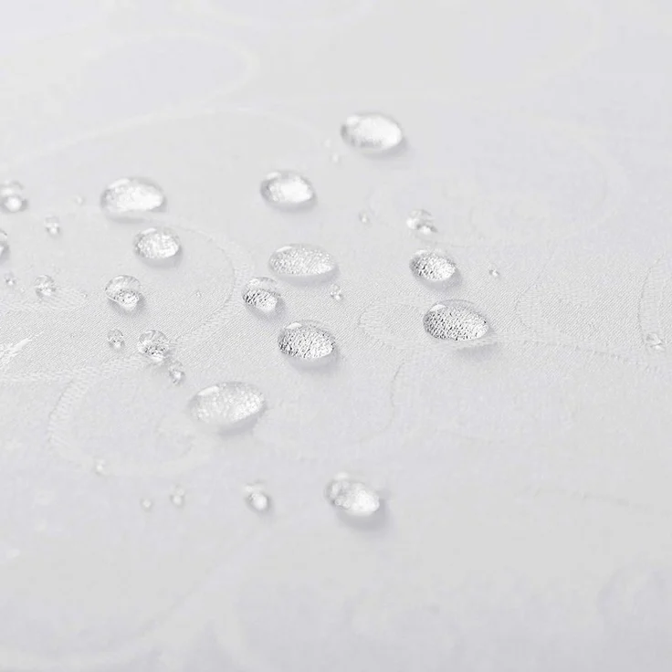 EUGAD Tischdecke (1-tlg), Damast Ornamente, mit Saum, Abwaschbar und Bügelfrei – Bild 2