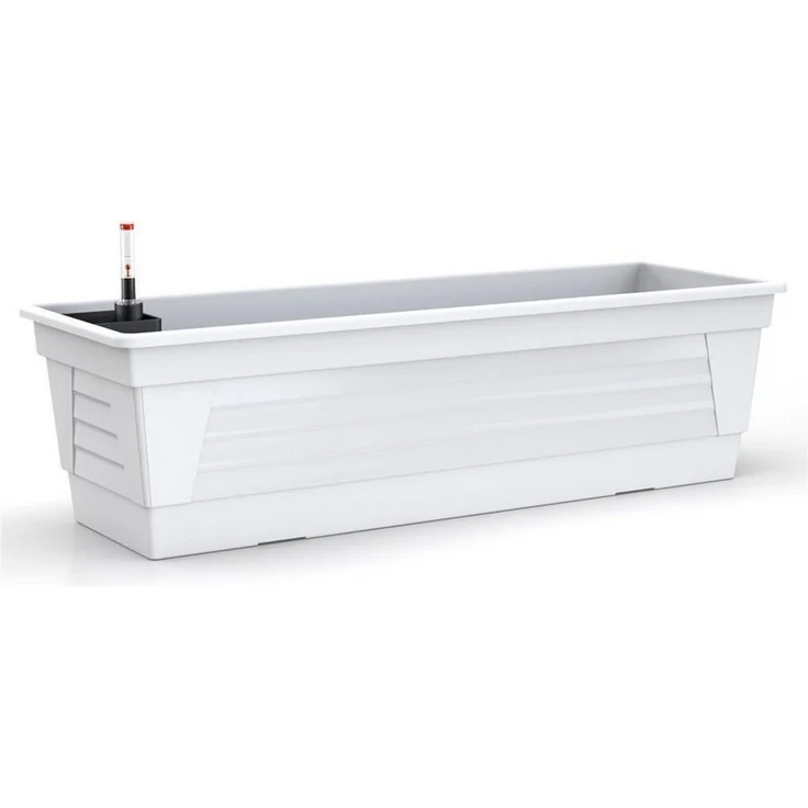 Plastard Blumenkasten, 3er-Set Pflanzkasten mit Hydroeinsatz & Wasserstandsanzeiger (3er-set, 3er-Set mit Hydroeinsatz & Wasserstandsanzeiger 60 cm, 80 cm 100 cm), Witterungs- und UV-Beständigkeit – Bild 1
