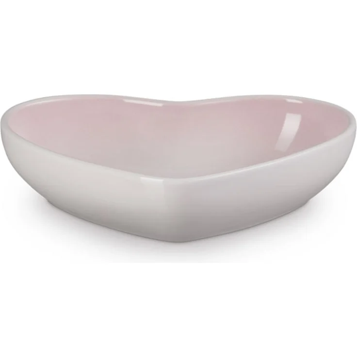 LeCreuset Schüssel in Herzform Steinzeug 20cm | Shell Pink : Shell Pink – Bild 2