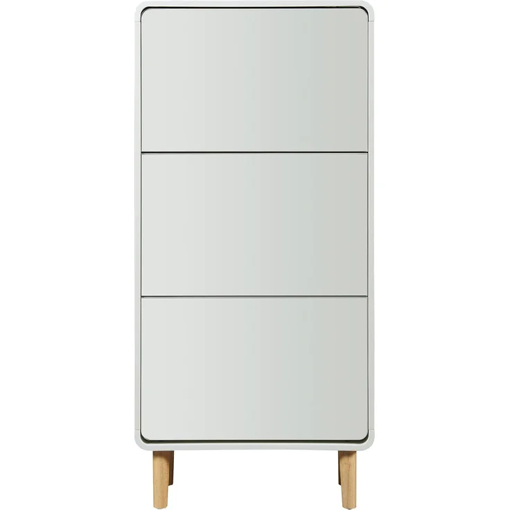 Schuhkipper Aure 134x63x24 cm Weiß [en. casa] – Bild 6