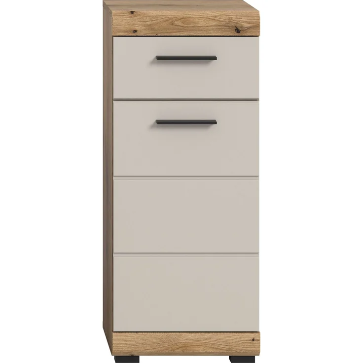 Standschrank B/H/T: 37x88x31 cm in Evoak Oak Nachbildung – Bild 2