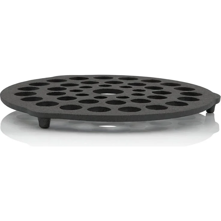 BBQ-Toro Grillrost Dutch Oven Einsatz aus Gusseisen, Ø 20, Dreibein Pfannenknecht – Bild 1