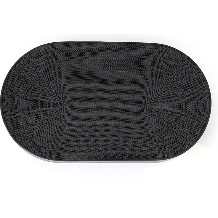 Canadian Cat Company Kratzbrett Apollo, Katzenbett aus Wellpappe, Black Edition, ca. 63 x 35 x 10 cm – Bild 8