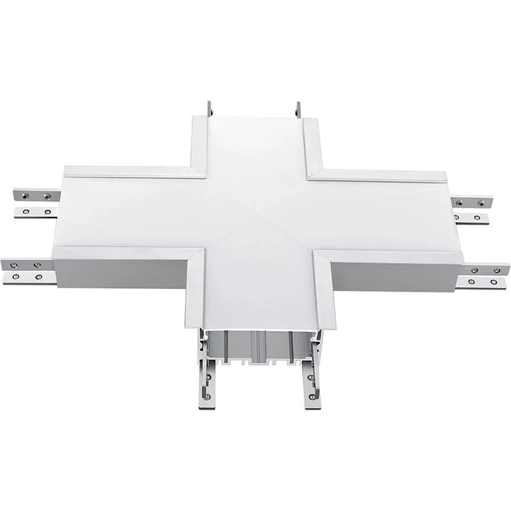 LED Einbauleuchte VT-7-42-X, Weiß, Aluminium, X-Verbinder, B 27,5 cm