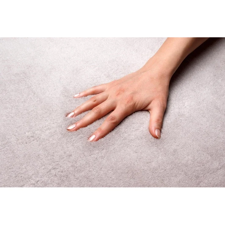 the carpet Relax kuscheliger Kurzflor Teppich, Anti-Rutsch Unterseite, Waschbar bis 30 Grad, Super Soft, Felloptik, Sand, 200x280 cm – Bild 2