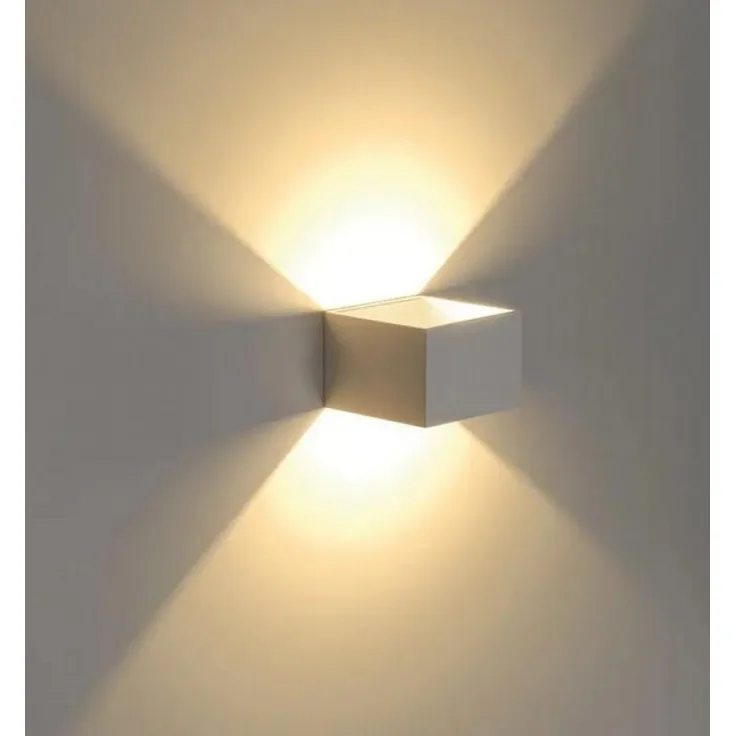 SLV No. 151321 LOGS IN Wandleuchte eckig weiss LED 3000K
