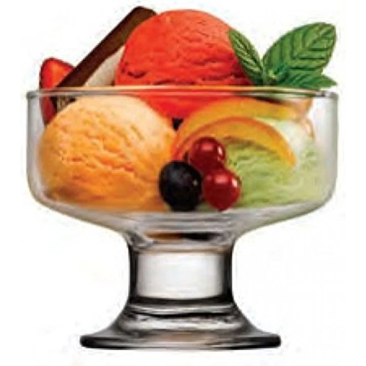Pasabahce 41016 – 6er Set Becher aus Glas Iceville für EIS, Salat, Dessert, Beilage – Bild 3