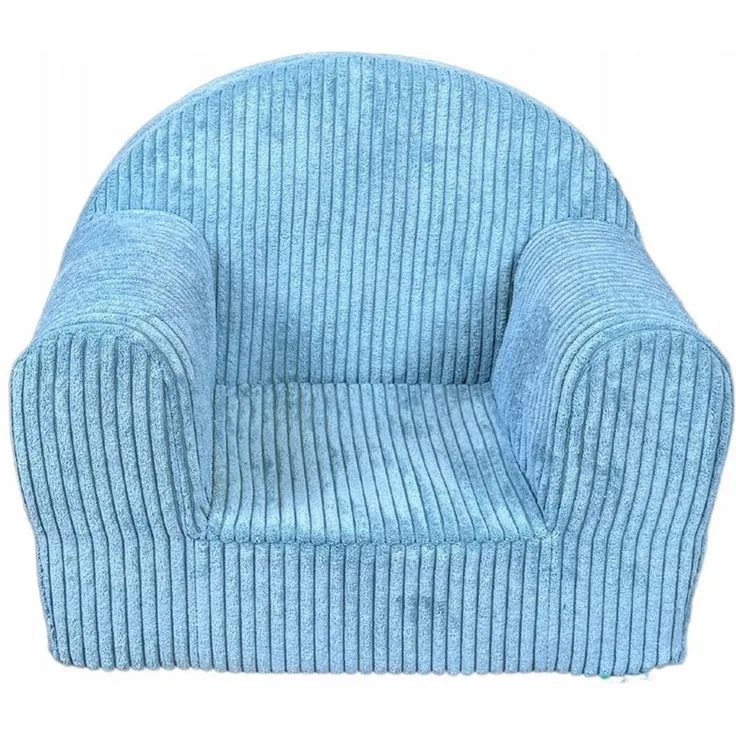 FORTISLINE Kindersessel Kindersessel Mini in Cord Komfort und Stil Türkis Kinderzimmer