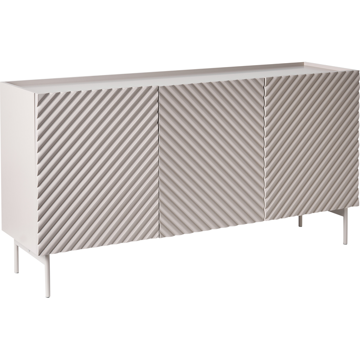 Sideboard mit 3 Türen YARAKA Hellbeige
