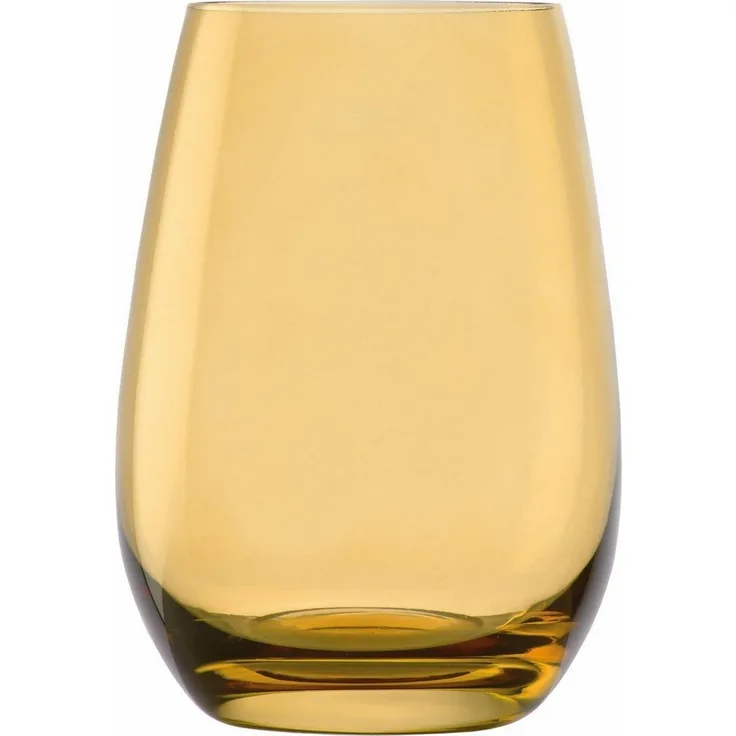 Stölzle Lausitz ELEMENTS Becher 465 ml bernstein 6er Set