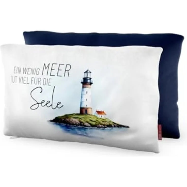 La Vida Geschenk für Dich Dekokissen la Vida Dekokissen Serie Maritim, Bezug 100% Baumwolle
