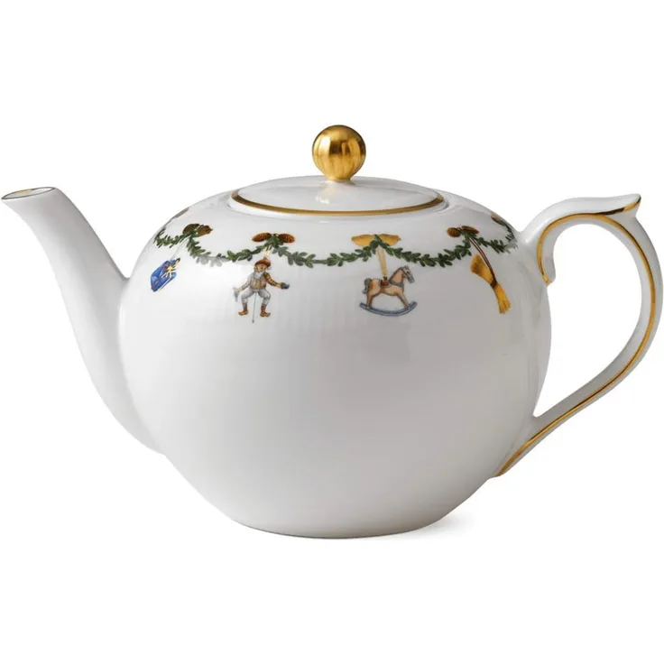 Royal Copenhagen Starfluted Christmas Teekanne
