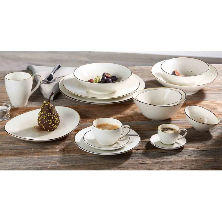 Ritzenhoff & Breker Cosmo Speiseteller ø 26,5 cm 4er Set grau – Bild 2