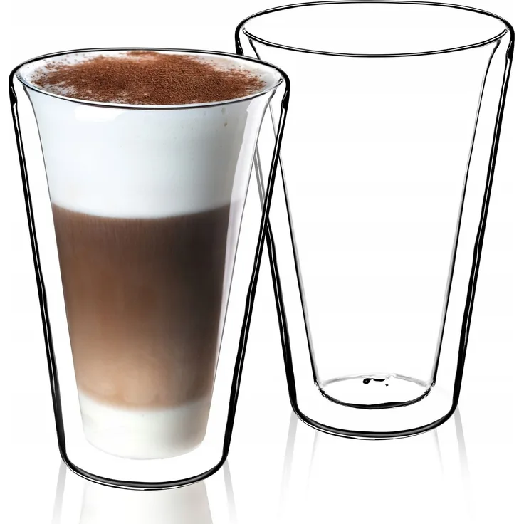 KADAX Thermogläser für Latte-Getränke und Cocktails 2 Stk