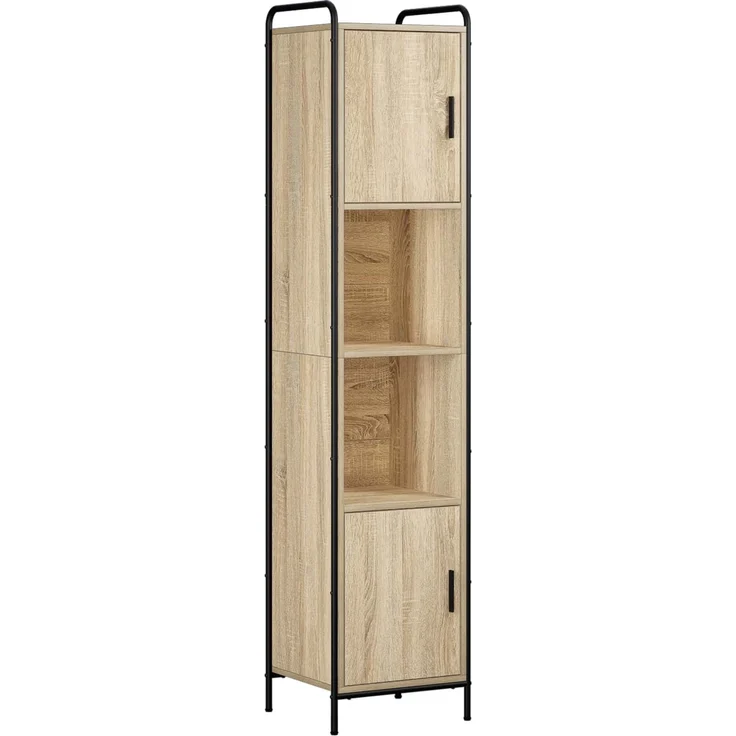 vidaXL Badezimmerschrank-Set 4 stk. Sonoma-Eiche 40 x 36 x 181 cm 3444622 – Bild 5
