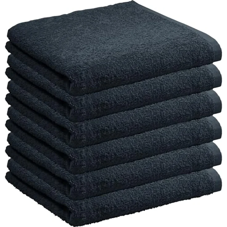 REDBEST Handtuch Handtuch "Oceanside" 6er-Pack, Frottier, Walk-Frottier Uni – Bild 2