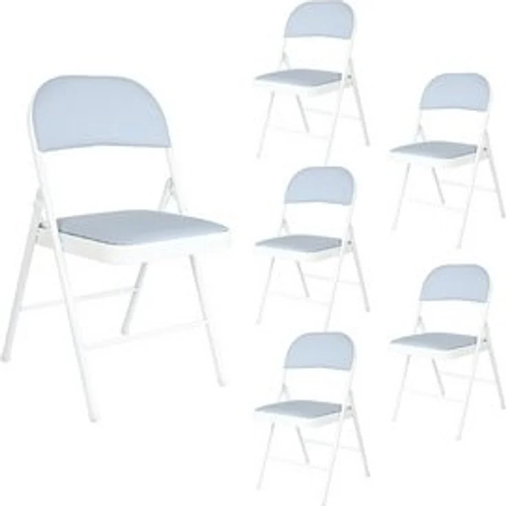 HTI-Living Klappstuhl Klappstühle 6er Set Wedigo Grau (Set, 6 St), Küchenstuhl Campingstuhl Bestuhlung Events – Bild 6