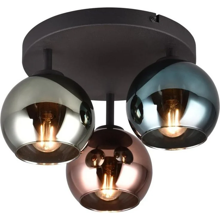 lightling Deckenleuchte Shawn, ohne Leuchtmittel, im Retrodesign – Bild 4