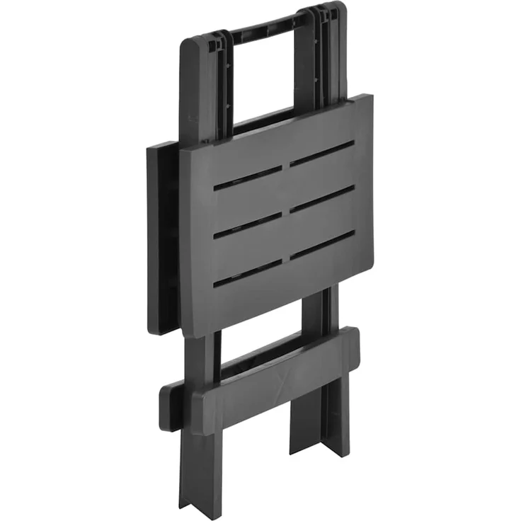 Gartentisch Klappbar, Balkontisch Anthrazit 45 x 43 x 50 cm Kunststoff – Bild 4