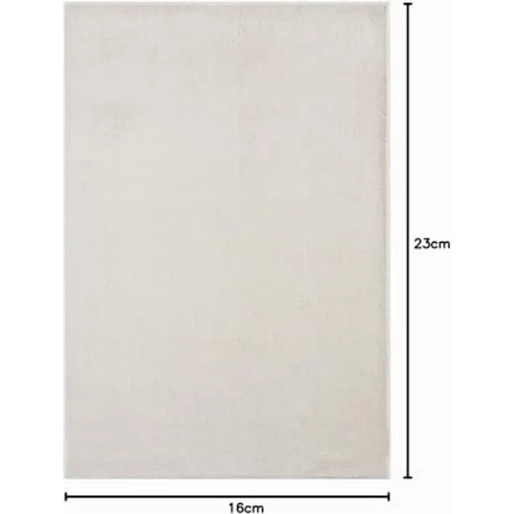 Mia's Teppiche "Emma Wohnzimmer Teppich, Kurzflor, 160x230 cm, Creme – Bild 2