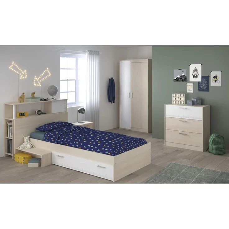 Parisot Kinderzimmer Charly in Akazie und weiß Jugendzimmer Set 5-tlg. – Bild 2