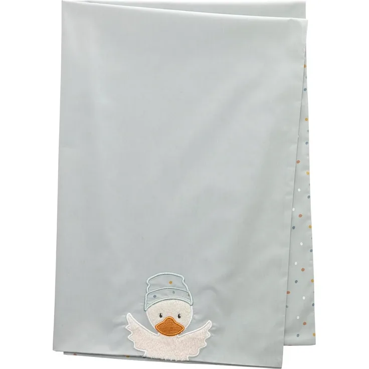 UV Decke Ente Edda Lou, Schmusedecke zum Wenden mit UV 50+, 70x100 cm,