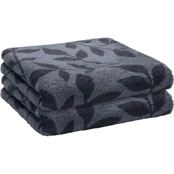 Erwin Müller Handtuch Set Handtuch "Kronau" 2er-Pack, Frottier/Jacquard, Walk-Frottier gemustert