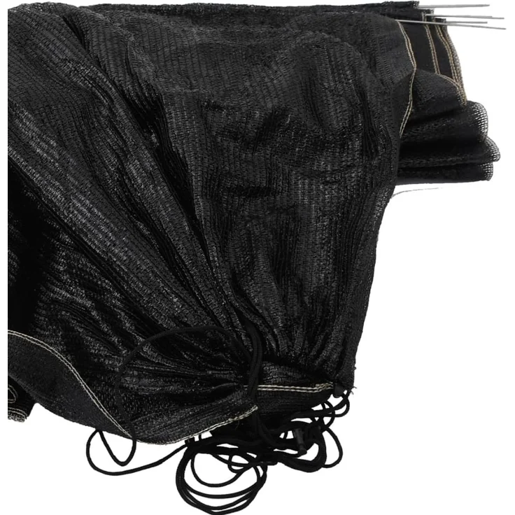 vidaXL Netztunnel 4 Stk. Schwarz Stahl und Polyethylen 3281504 – Bild 9