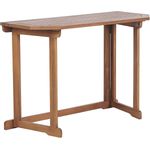 Gartentisch Holz Heller Holzfarbton TREIA