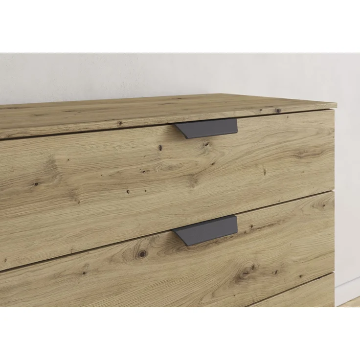 rauch Aditio Box, Kommode, 4 Schubladen, mit Softclose-Funktion, Farbe Eiche Artisan, BxHxT 80x81x42cm – Bild 5