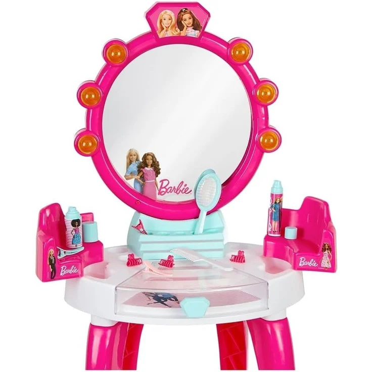 Theo Klein 5328 'Barbie Schminktisch', mit Hocker, Licht und Sound, ab 3 Jahren – Bild 5