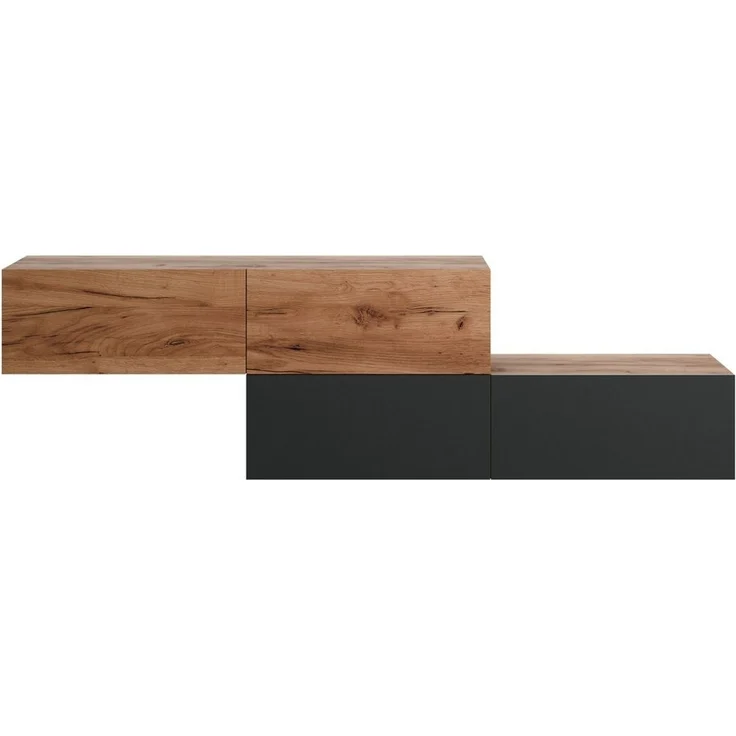 Planetmöbel Garderoben-Set Garderobenschrank Flur 140 cm, verschiedene Farben, (Garderobenschrank, Wandgarderobe hängend oder stehend), in verschiedenen Farben – Bild 5