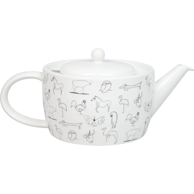 KÖNITZ 1152630104 Teekanne Picasso Animaux (Tiere) - 1400 ml, mit Deckel und Sieb / Kanne – Bild 3