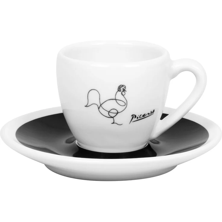 KÖNITZ 2er Set Coffee Bar ONE Picasso Espressotasse mit Untertasse 50 ml im Geschenkkarton – Bild 2