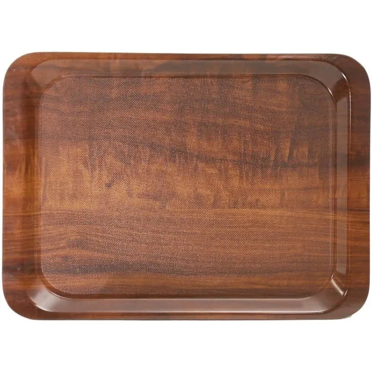 Contacto Tablett 52x39 cm Nussbaum Dekor
