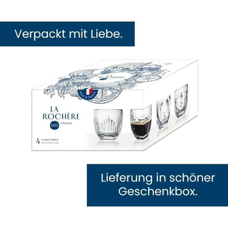 La Rochère Espressogläser Facetten 4er Set 100 ml – Bild 9