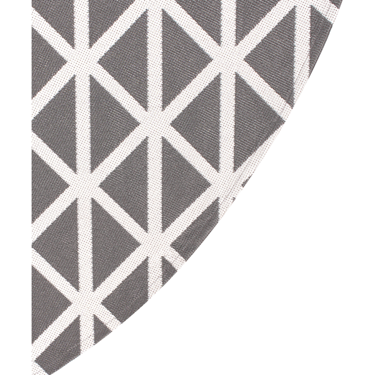 Outdoorteppich PANAJI Grau ø 160 cm – Bild 5