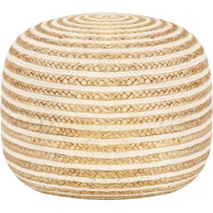 Handgefertigter Sitzpuff 45x30 cm Jute [248073]