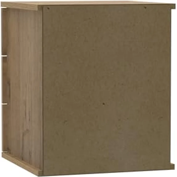 Muebles Pitarch | Nachttisch 3 Schubladen mit Metallführungen, Gold Eiche, 48,5 x 41 x 40 cm (Höhe x Breite x Tiefe), Kleine Kommode, Modern, Modell Dana – Bild 8