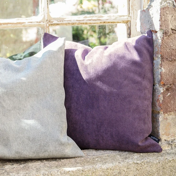 Kissen Deko von Lysel - grau Toledo 40x40 Polyester kissenbezug Dekokissen – Bild 5
