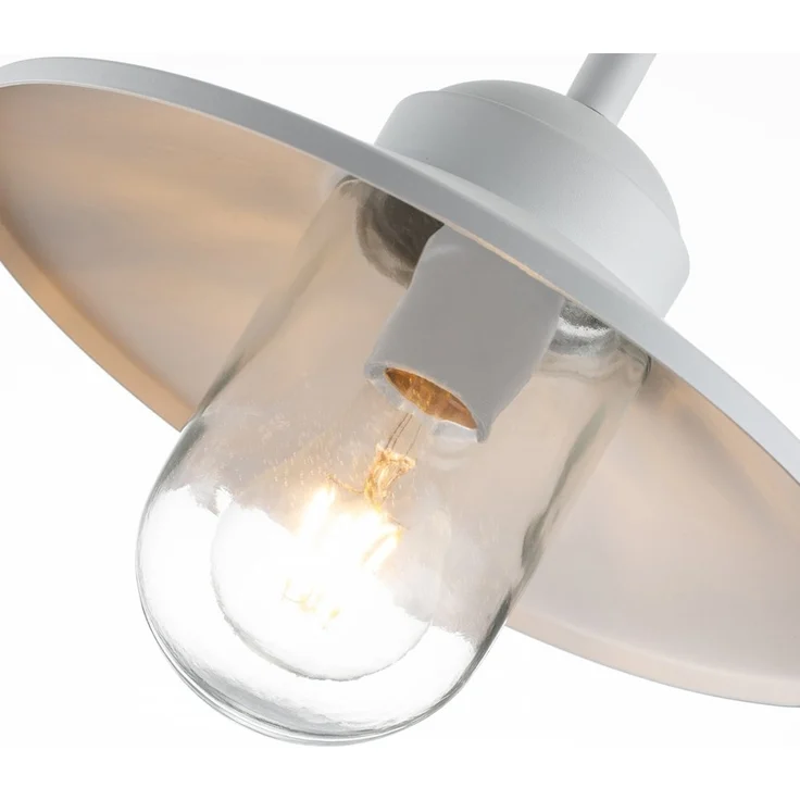 Elstead Lighting Klampenborg Wandleuchte 1-Light Weiß IP44 E27 – Bild 2