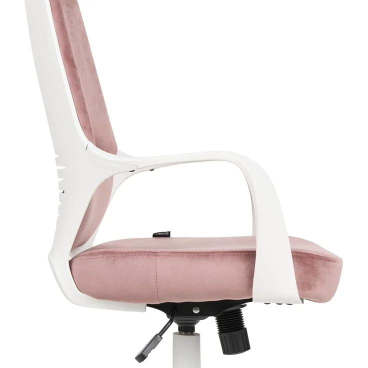 Bürostuhl DELIGHT Samtstoff Pastellrosa – Bild 6